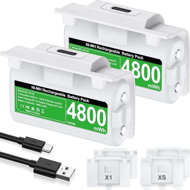 Thumbnail 6 de HELLCOOL Rechargeable Battery Pack 6200mWh for Xbox controllers