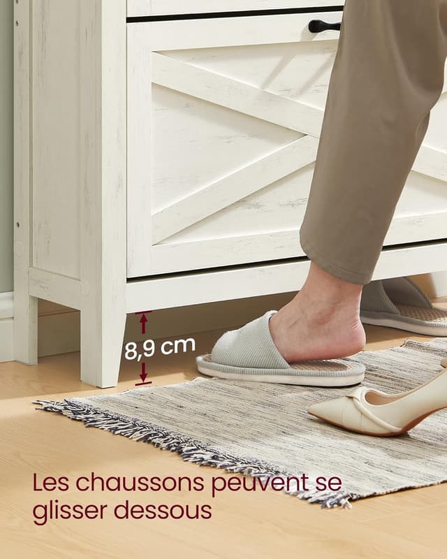 Thumbnail 5 de Meuble à chaussures VASAGLE LIRY 3 abattants, 18 à 24 paires