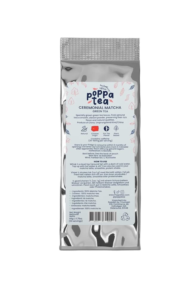 Thumbnail 4 de PoppaTea Ceremonial Matcha Pulver