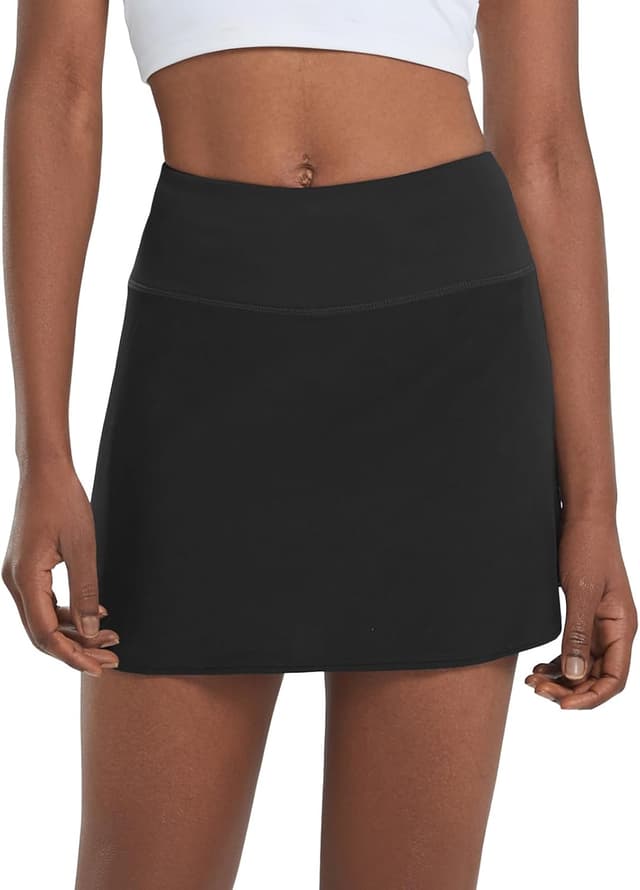 Detalle de baleaf Women’s Pleated Tennis Skirt Golf Skorts with High Waist, Pockets & Anti-Slip Grippers