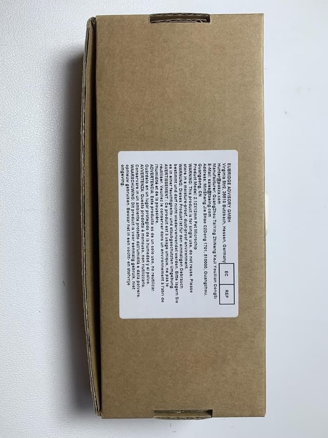 Detalle 2 de TAEING Pet Mikrochips 134,2 kHz (FDX-B, ISO11784/11785) Mikrochip-Set für Hunde und Katzen