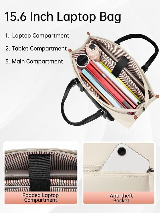 Thumbnail 4 de MATEIN Arbeitstasche Damen 15,6 Zoll