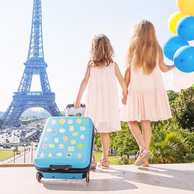 Thumbnail 6 de Vicloon 100PCS Pink Motivational Stickers (Waterproof PVC, re-pasteable)