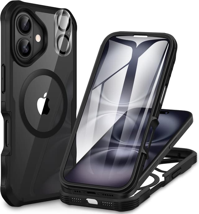 Detalle de iPhone 16 case with MagSafe, 6.1 inch