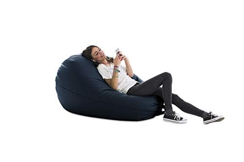 Thumbnail 4 de textil-home Puf Pera XXL Azul