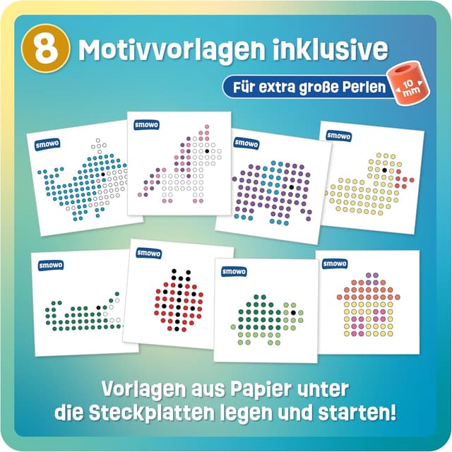 Detalle 1 de Smowo 10mm Steckplatten Set 4 🧩