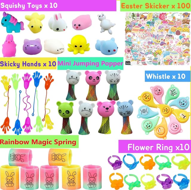 Detalle 2 de 300pcs Easter Eggs with Toys Bulk