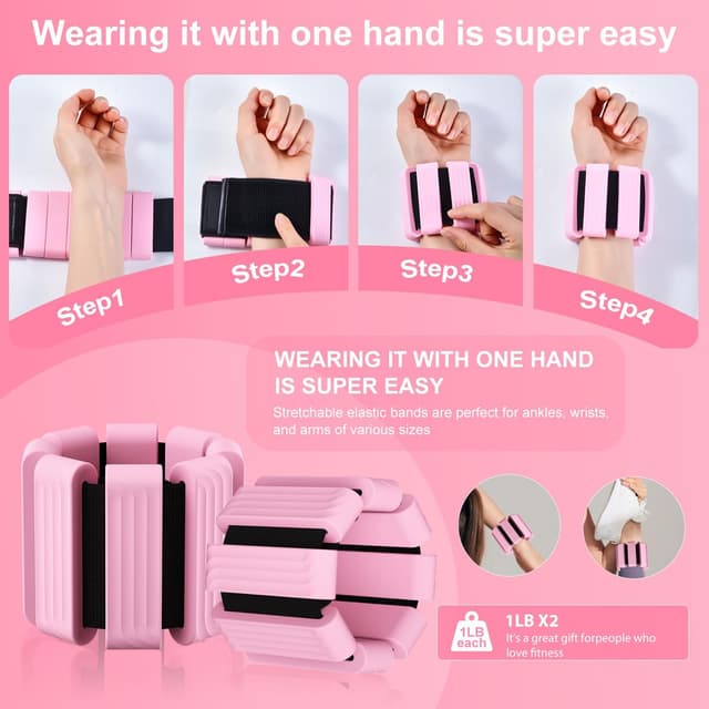 Thumbnail 3 de Giiyr Ankle Weights 1lb Set