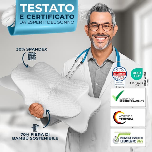 Thumbnail 5 de Glückstoff Cuscino Per Cervicale Memory Foam