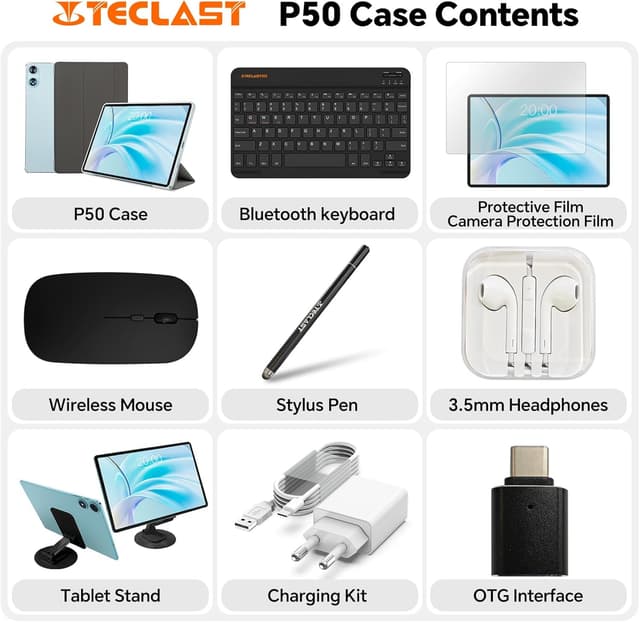 Detalle 2 de TECLAST Tablette Android 16 11 pouces 90 Hz