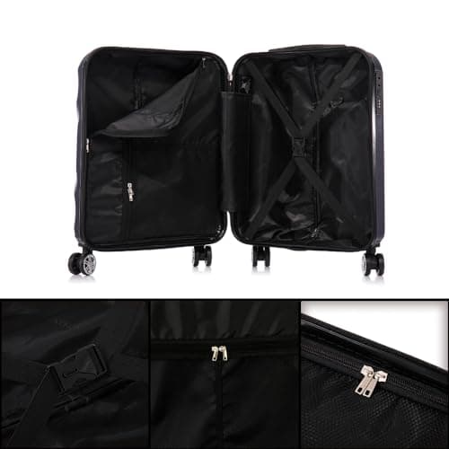 Detalle 2 de RAYKONG maleta de cabina ABS 55x40x20 cm (20 pulgadas, 40L) azul marino