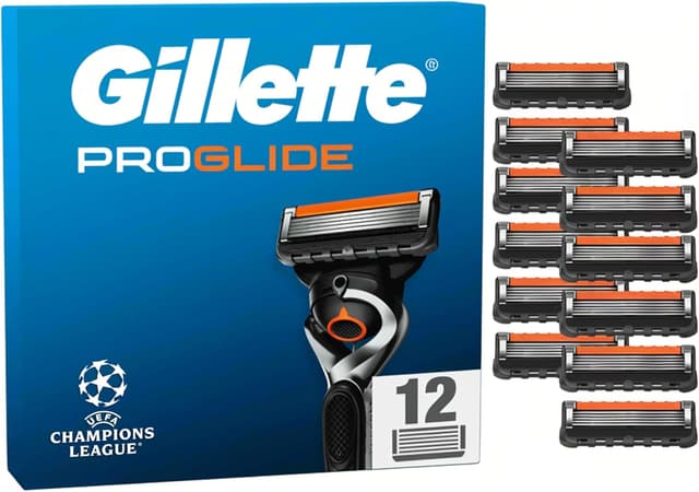 Detalle de Gillette Proglide Rasierklingen 12 Ersatzklingen