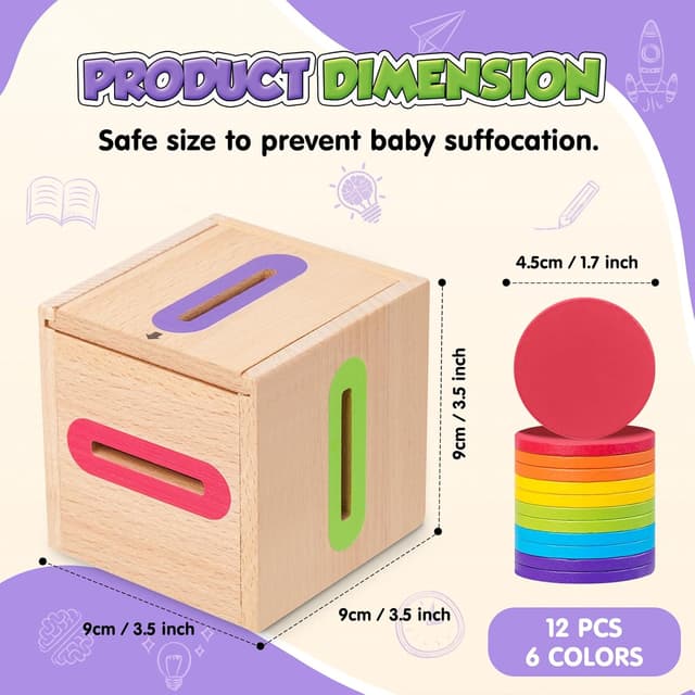 Thumbnail 4 de Lubolee Montessori Spielzeug ab 1 Jahr