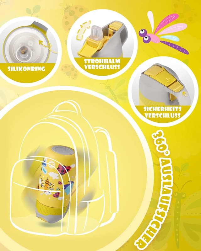 Thumbnail 5 de Fjbottle Niños 350ml Botella de agua segura