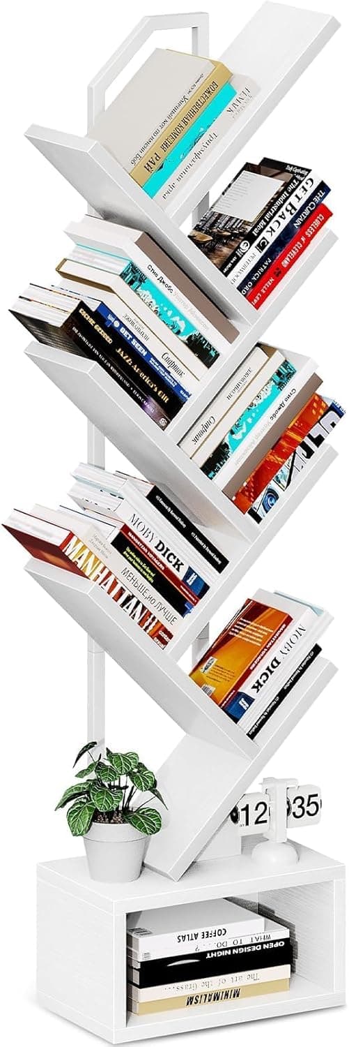 Detalle de Coleshome Tree bookshelf 6-tier bookcase