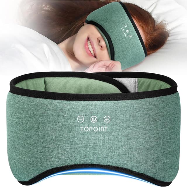 Detalle de TOPOINT Sleep Mask Headphones Bluetooth 5.4