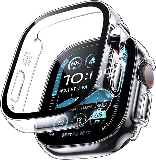 Detalle de TAURI Funda Apple Watch 8 Ultra 49mm con Cristal Templado 🛡