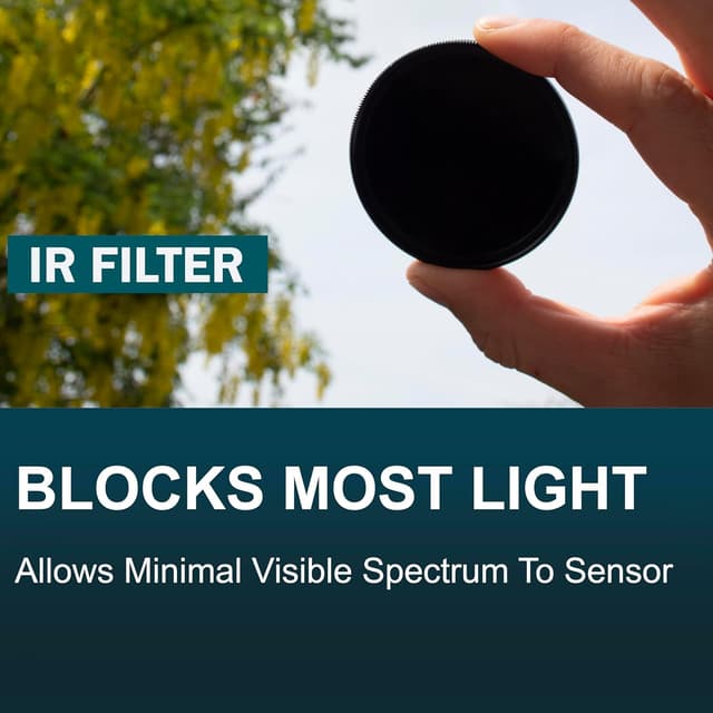 Detalle de MaD Cameras 77mm R72 IR-Filter für DSLR