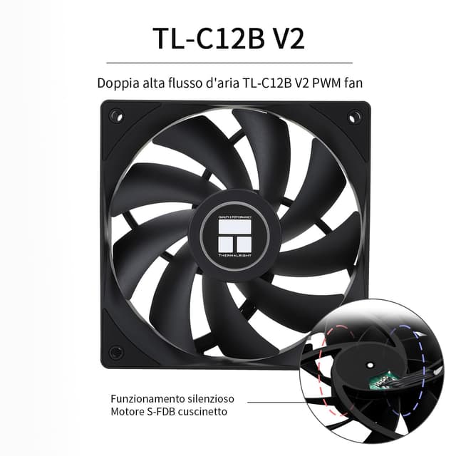 Thumbnail 5 de TR Phantom Spirit 120 SE Black CPU-Kühler 125 mm