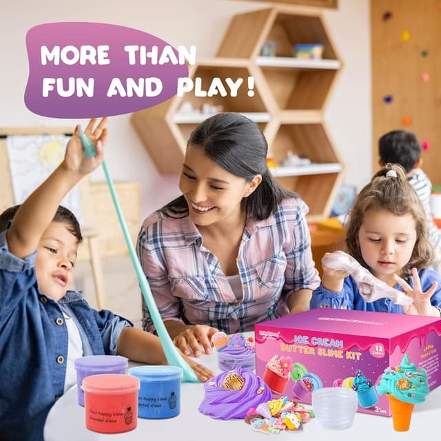 Thumbnail 4 de Butter Slime Kit 12 Pack for Kids