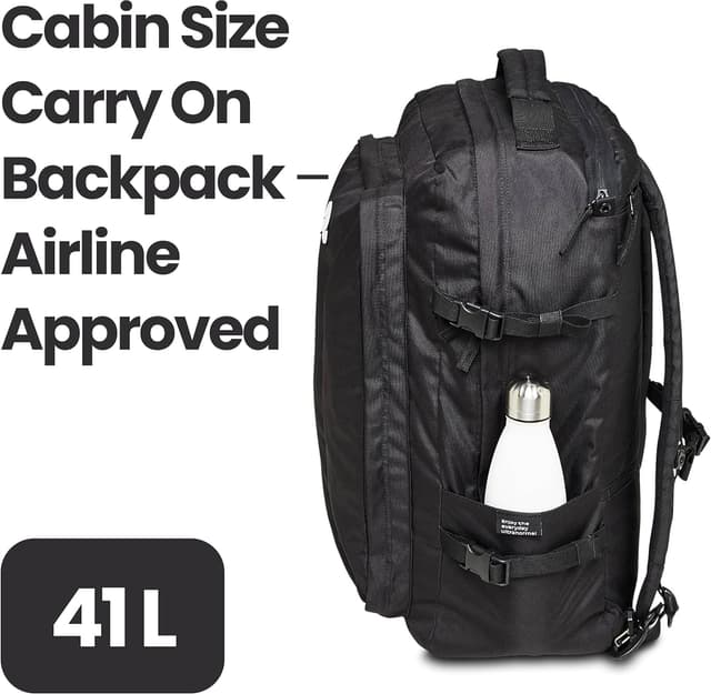 Detalle de Invicta Zaino Viaggio FREEWAY: zaino/valigia da viaggio a mano con tasca PC fino a 15,6”