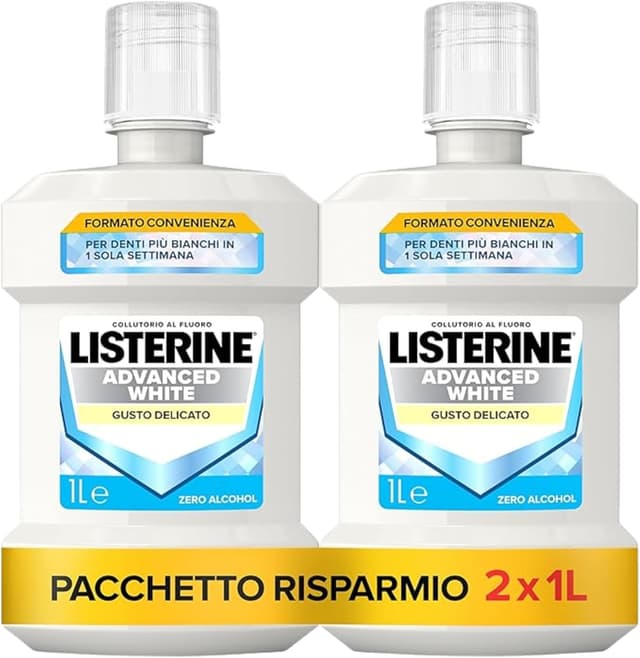 Imagen de LISTERINE Advanced White collutorio sbiancante 1L 🦷 en OfertitasTOP
