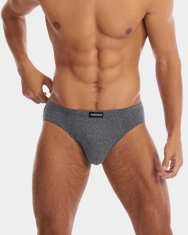 Detalle 2 de FORVEVO 7er Pack Herren-Slips aus Baumwolle – atmungsaktiv, klassische Passform (M-3XL)