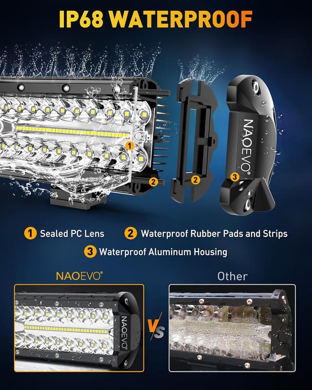 Thumbnail 6 de NAOEVO 12 Inch LED Light Bar