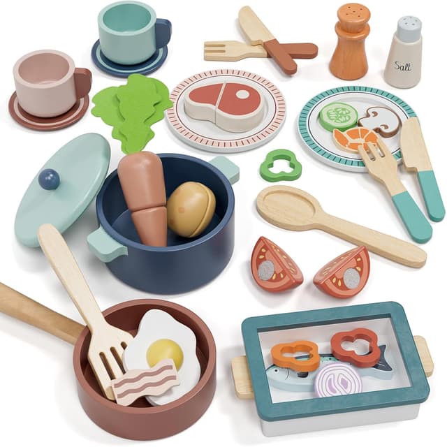 Imagen de Lehoo Castle Wooden Kitchen Toys en OfertitasTOP