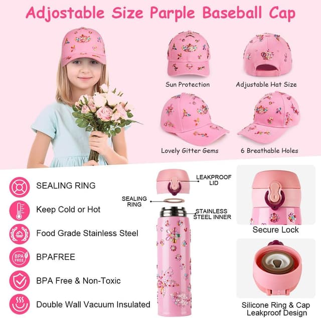 Thumbnail 2 de Aomig Cappello Baseball Bambino regolabile con visiera