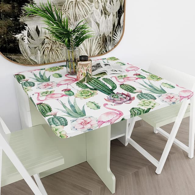 Thumbnail 5 de VEELIKE Watercolor Cactus Flamingo Wallpaper 44.5×300cm