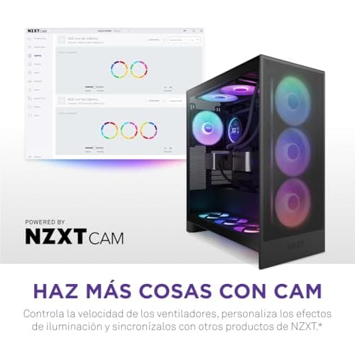 Thumbnail 11 de NZXT F420 RGB 420 mm, 3 x 140 mm ventiladores