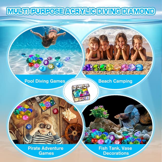 Thumbnail 6 de DISHIO Diving Gem Toy 10PCS for Kids