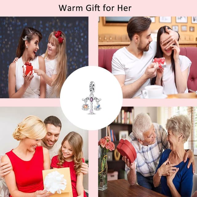 Thumbnail 2 de QIKAOLA S925 Charm Perle Tarot 4,8 mm