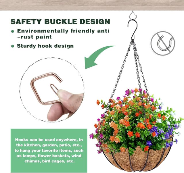 Thumbnail 4 de Ticway Outdoor-Haken 50 Stück für Lichterketten