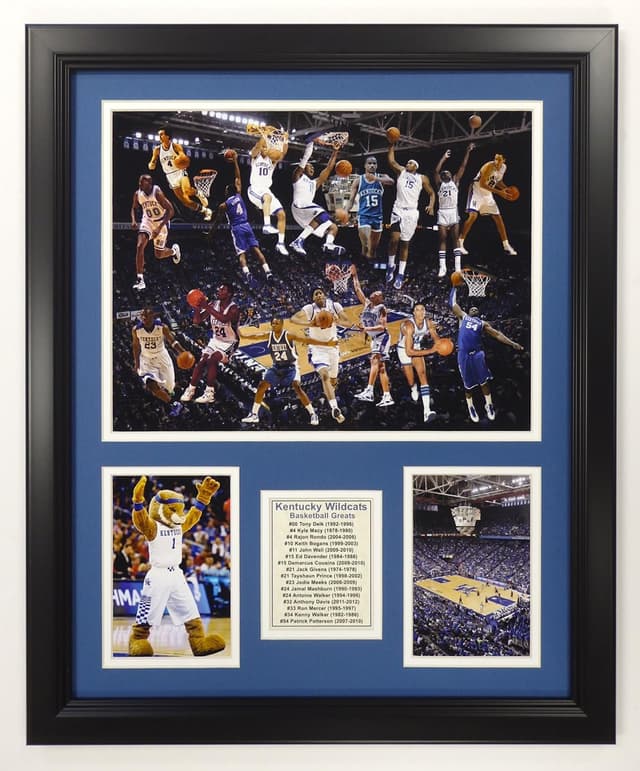 Detalle de Legends Never Die NCAA All-Time Greats Framed Photo Collage (Handmade USA)