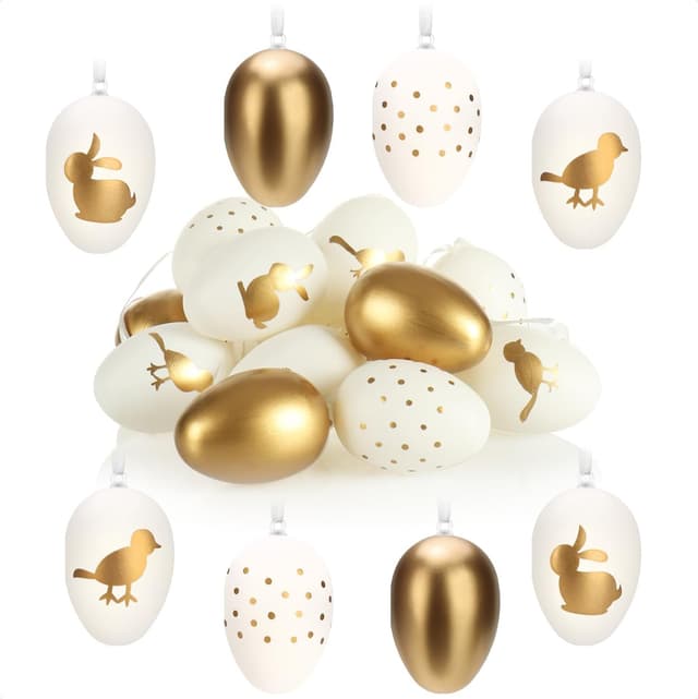 Detalle de COM-FOUR® 16x Oeufs de Pâques 16 pcs 🎀