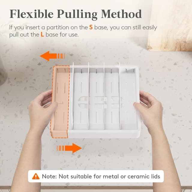 Thumbnail 5 de Lifewit Adjustable Lid Organizer 9.8–17"