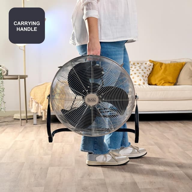 Thumbnail 5 de Black+Decker Ventilador de Suelo 45 cm 120W 3 velocidades 🌬