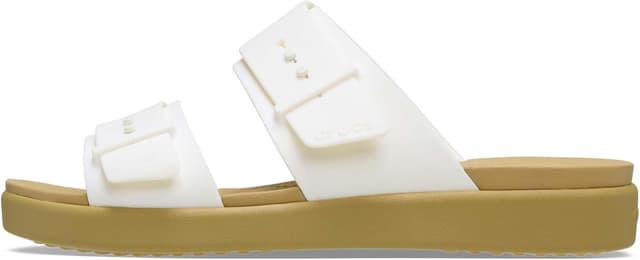 Detalle de Crocs Brooklyn Buckle Low Sandali Unisex: comfort leggero e praticità quotidiana