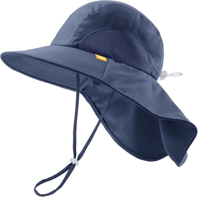 Detalle 2 de FURTALK Kinder Sonnenhut mit UPF 50+