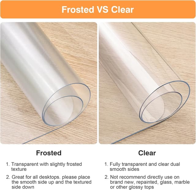 Thumbnail 2 de PUEAZU Sottomano 90x40cm Trasparente per Scrivania