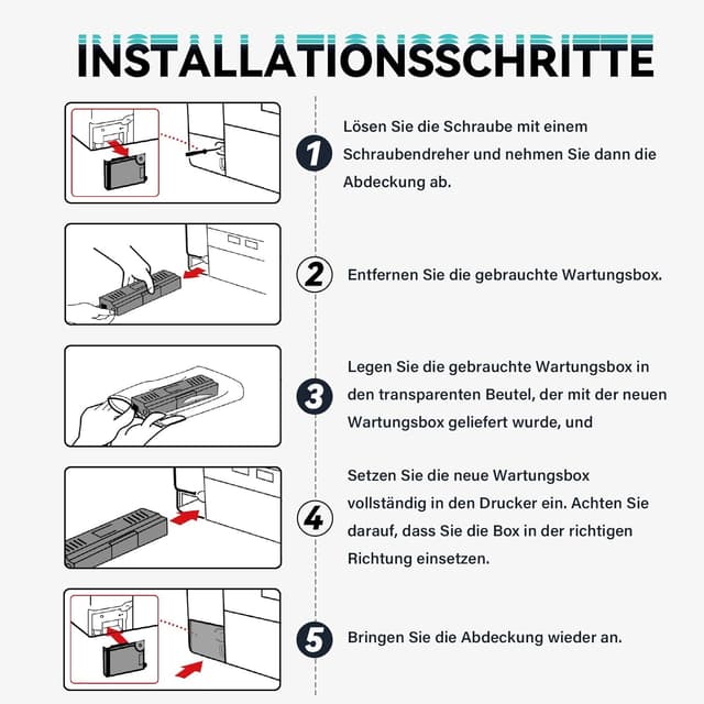 Thumbnail 4 de Spaceink MC-G01 Wartungskassette für Canon Maxify