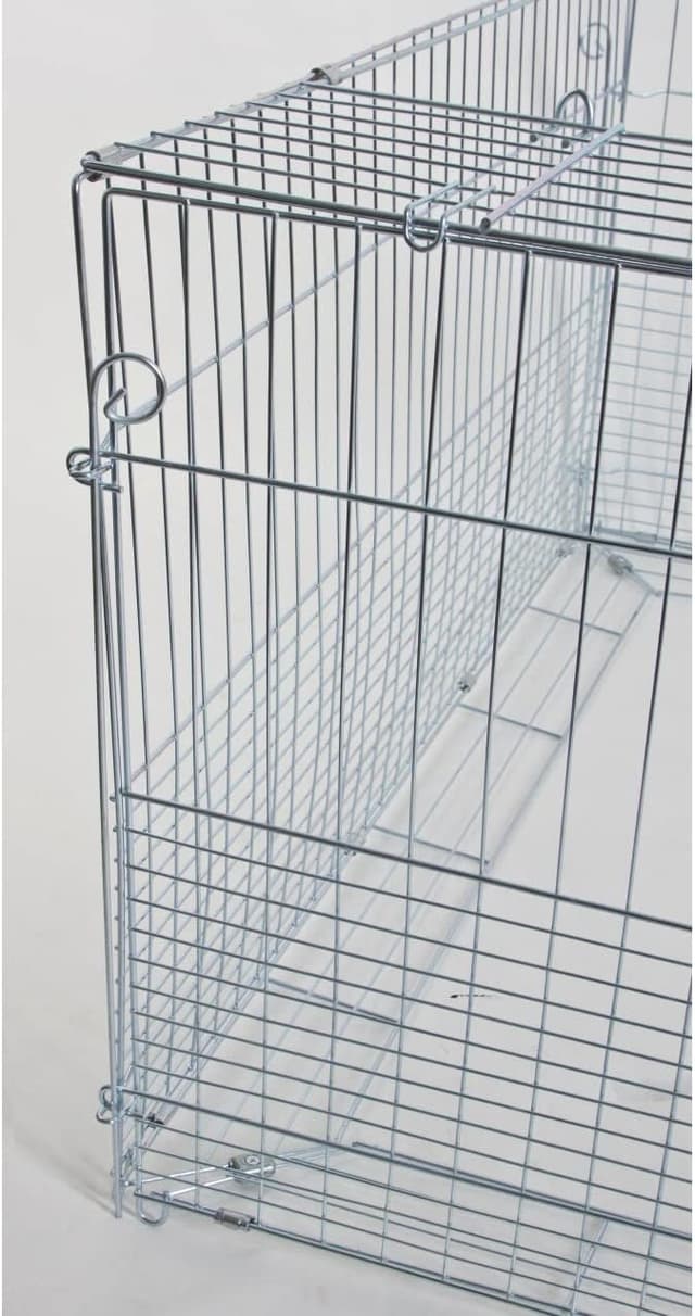 Detalle de Enclos extérieur Kerbl Pet pour jeunes animaux avec barrière anti-évasion – 144 x 112 x 60 cm