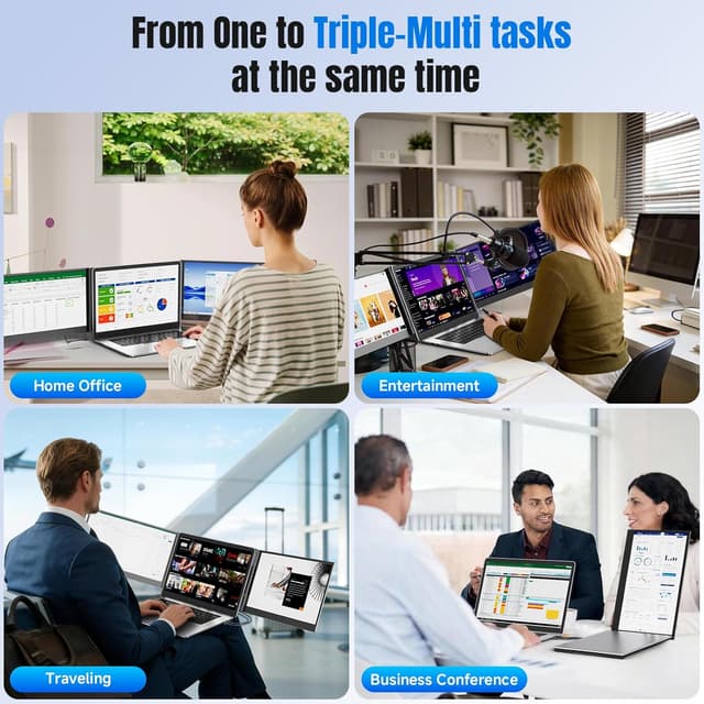 Thumbnail 6 de Siaviala 15,6-Zoll Laptop Monitor Erweiterung