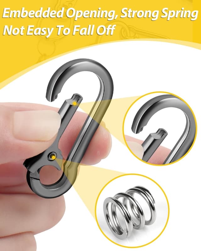 Detalle de Caianwin 3 pièces mousqueton 4,7 cm 🗝