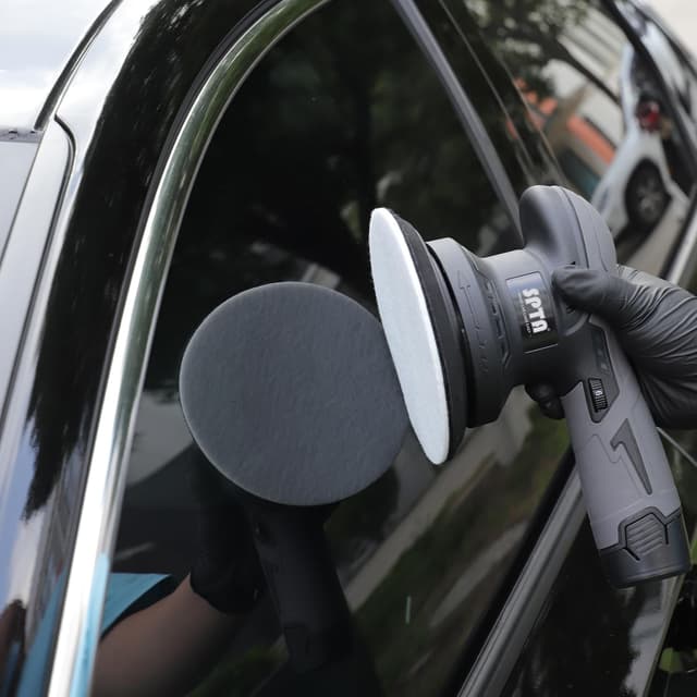 Detalle 2 de SPTA 5 Pc 6" (150mm) Car Glass Polishing Discs Microfiber Buffing Pad Kit for Scratch & Water Spot Removal