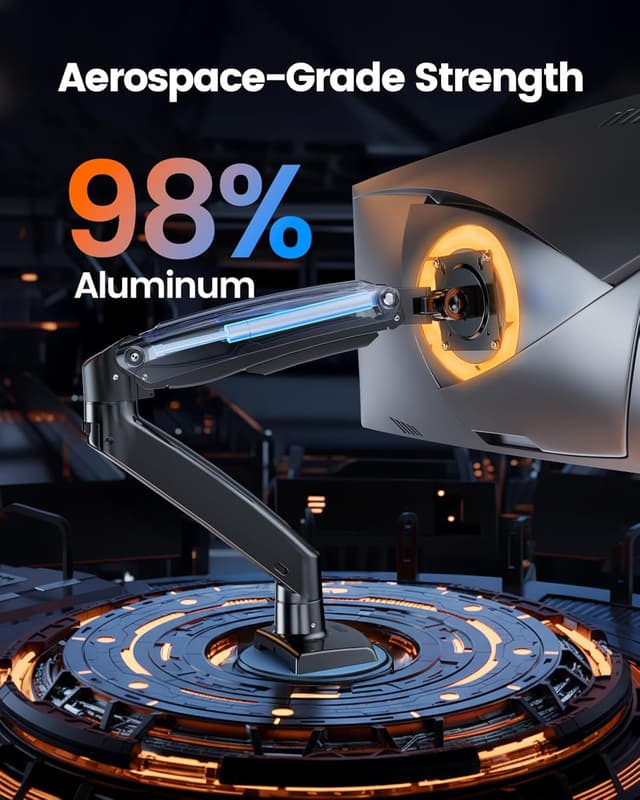 Detalle de ErGear Monitor Halterung für 13–49 Zoll Ultrawide-Bildschirme (bis 12 kg, VESA 75x75/100x100)