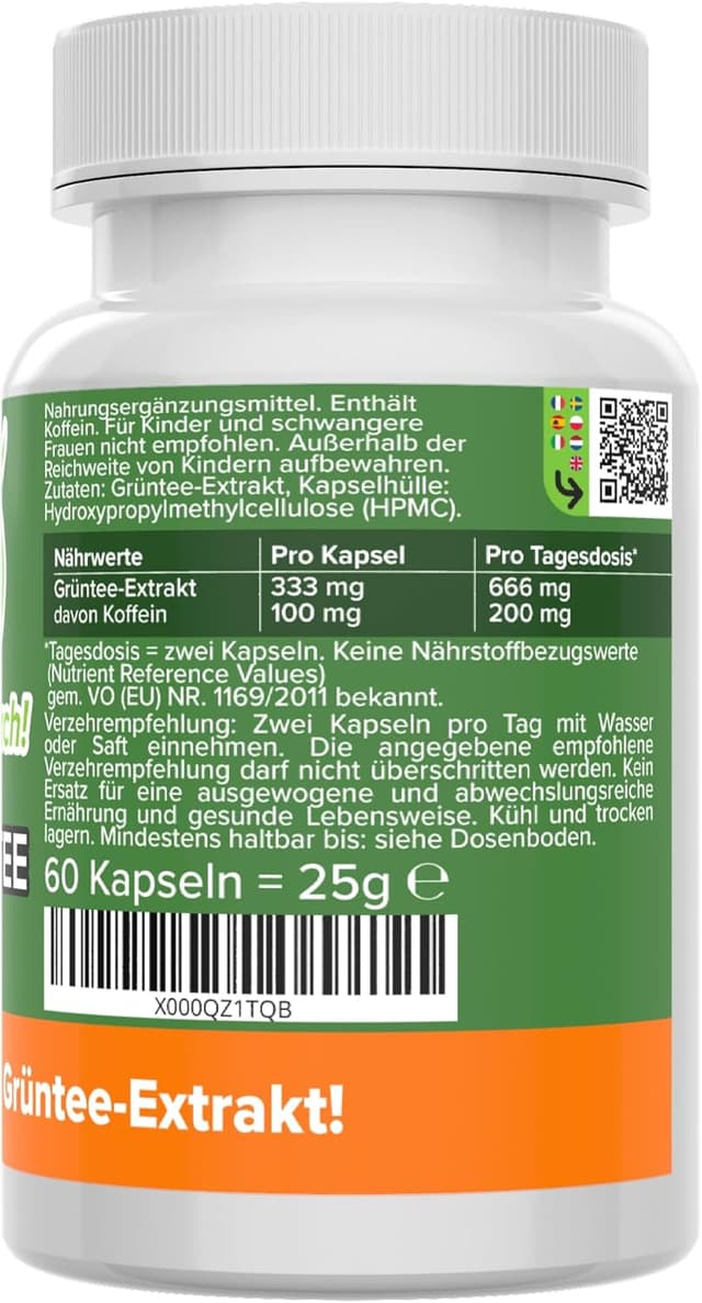 Thumbnail 6 de Grüner Tee Kapseln 100 mg 💊