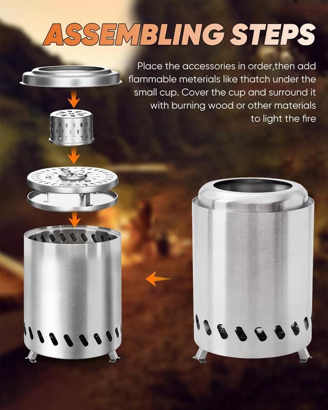 Thumbnail 6 de Saker Tabletop Fire Pit 2026